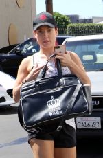 SHARNA BURGESS Arrives at DWTS Rehearsal in Los Angeles 09/15/2018