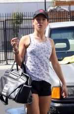 SHARNA BURGESS Arrives at DWTS Rehearsal in Los Angeles 09/15/2018