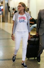 SHARON STONE at Los Angeles International Airport 09/25/2018