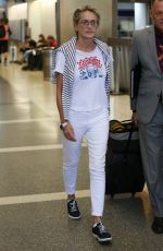 SHARON STONE at Los Angeles International Airport 09/25/2018