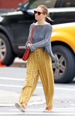 SIENNA MILLER Out in New York 09/27/2018