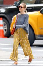 SIENNA MILLER Out in New York 09/27/2018