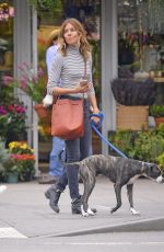 SIENNA MILLER Walks Her Dog Out in New York 09/21/2018