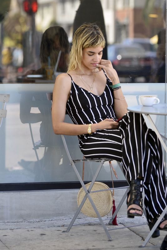 SOFIA BOUTELLA Out for Coffee in Los Angeles 08/30/2018