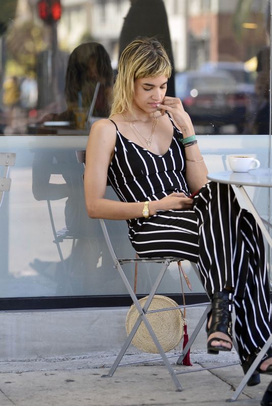 SOFIA BOUTELLA Out for Coffee in Los Angeles 08/30/2018
