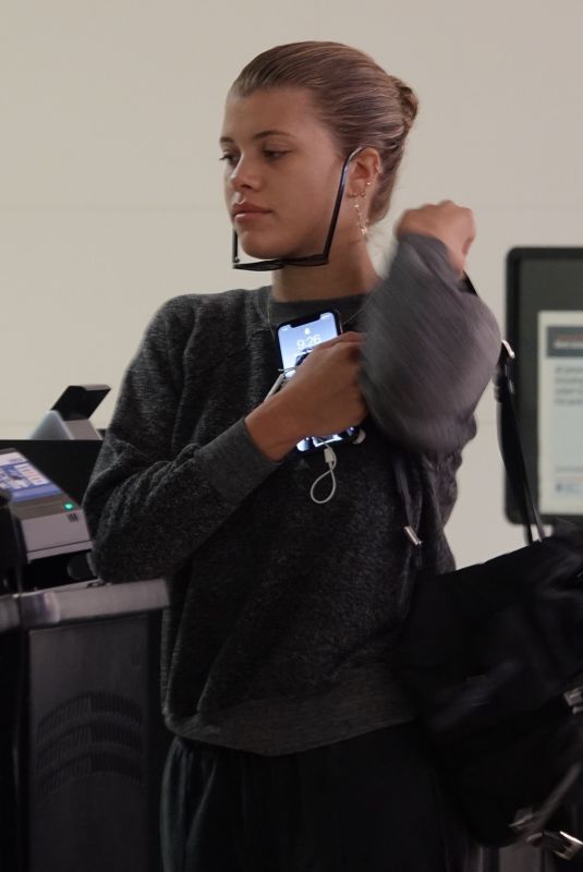 SOFIA RICHIE at LAX Airport in Los Angeles 09/25/2018