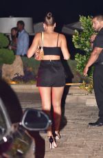 SOFIA RICHIE Out for Dinner at Nobu in Malibu 08/31/2018