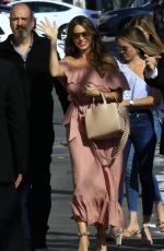 SOFIA VERGARA Arrives at Jimmy Kimmel Live! in Hollywood 09/25/2018