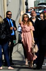 SOFIA VERGARA Arrives at Jimmy Kimmel Live! in Hollywood 09/25/2018