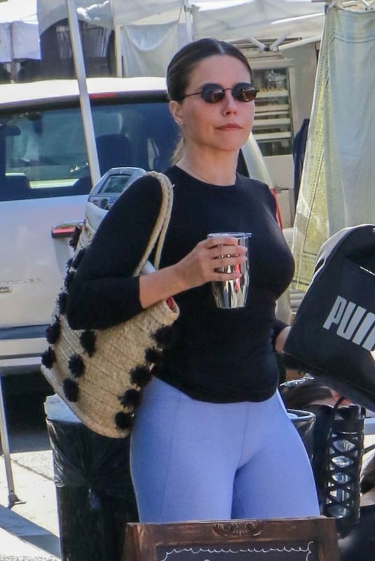 SOPHIA BUSH at Farmers Market in Los Angeles 09/09/2018