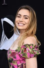 SOPHIE SIMMONS at The Nun Premiere in Hollywood 09/04/2018
