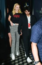 SOPHIE TURNER and Joe Jonas at Craig
