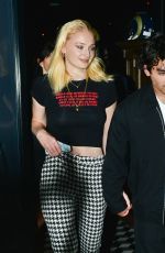 SOPHIE TURNER and Joe Jonas at Craig