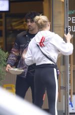 SOPHIE TURNER and Joe Jonas at Sweetgreen Restaurant in New York 09/20/2018