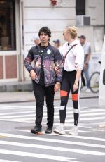 SOPHIE TURNER and Joe Jonas at Sweetgreen Restaurant in New York 09/20/2018