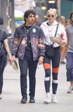 SOPHIE TURNER and Joe Jonas at Sweetgreen Restaurant in New York 09/20/2018