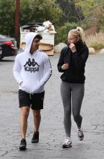 SOPHIE TURNER and Joe Jonas Heading to a Gym in Los Angeles 06/26/2018