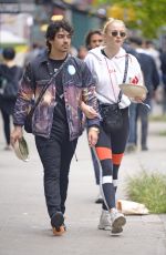 SOPHIE TURNER and Joe Jonas Out in New York 09/20/2018