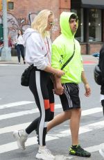 SOPHIE TURNER and Joe Jonas Out in New York 09/20/2018