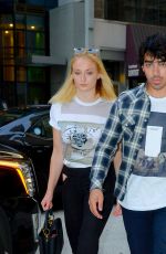 SOPHIE TURNER and PRIYANKA CHOPRA at US Open in New York 09/04/2018