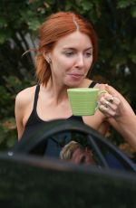 STACEY DOOLEY Leaves Their Hotel in London 09/22/2018