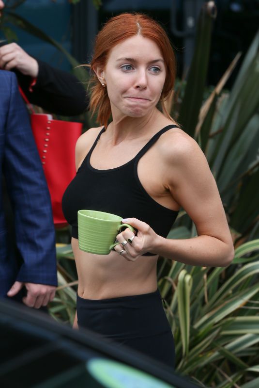 STACEY DOOLEY Leaves Their Hotel in London 09/22/2018