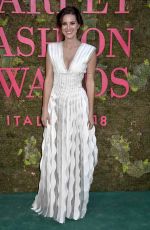 STEFANIA SPAMPINATO at Green Carpet Fashion Awards in Milan 09/23/2018
