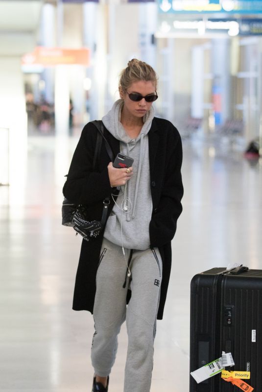 STELLA MAXWELL at Charles De Gaulle Airport in Paris 09/23/2018