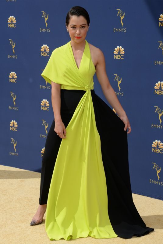 TATIANA MASLANY at Emmy Awards 2018 in Los Angeles 09/17/2018