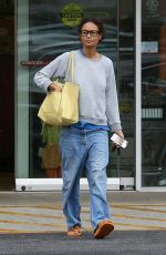 THANDIE NEWTON in Denim Out in Beverly Hills 09/29/2018