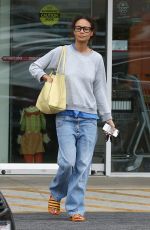 THANDIE NEWTON in Denim Out in Beverly Hills 09/29/2018