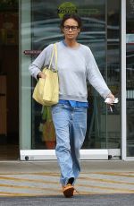 THANDIE NEWTON in Denim Out in Beverly Hills 09/29/2018