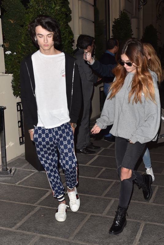 THYLANE BLONDEAU and Raphael Le Friant Out in Paris 09/26/2018