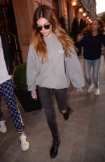 THYLANE BLONDEAU Leaves Her Hotel in Paris 09/26/2018