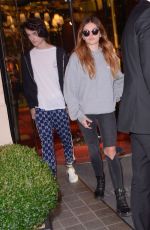 THYLANE BLONDEAU Leaves Her Hotel in Paris 09/26/2018