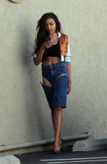 TINASHE at Dancing with the Stars Rehersal Studio in Los Angeles 09/21/2018