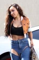 TINASHE at Dancing with the Stars Rehersal Studio in Los Angeles 09/21/2018