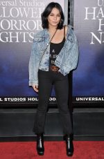 VANESSA HUDGENS at Halloween Horror Nights Opening in Los Angeles 09/14/2018