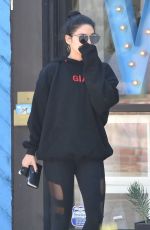 VANESSA HUDGENS Heading to a Pilates Class in Studio City 09/24/2018