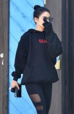VANESSA HUDGENS Heading to a Pilates Class in Studio City 09/24/2018