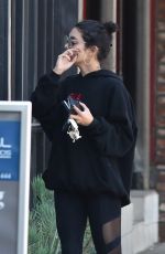 VANESSA HUDGENS Heading to a Pilates Class in Studio City 09/24/2018