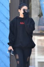 VANESSA HUDGENS Heading to a Pilates Class in Studio City 09/24/2018