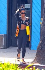 VANESSA HUDGENS Leaves a Gym in Los Angeles 09/04/2018