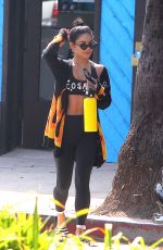 VANESSA HUDGENS Leaves a Gym in Los Angeles 09/04/2018