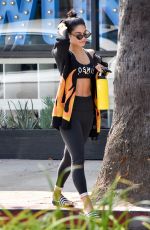 VANESSA HUDGENS Leaves a Gym in Los Angeles 09/04/2018