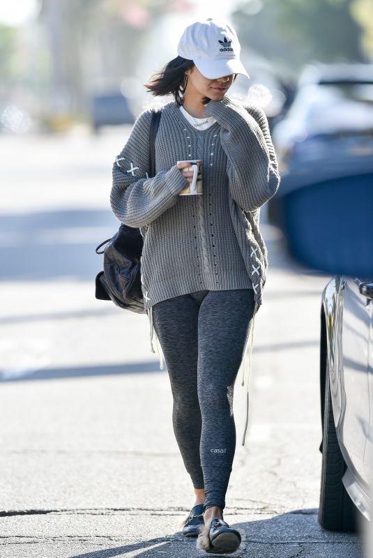 VANESSA HUDGENS Leaves Pilates Class in Los Angeles 09/27/2018