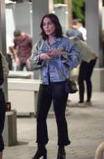 VANESSA HUDGENS Out at Universal Studios in Los Angeles 09/14/2018