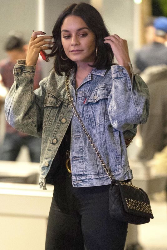 VANESSA HUDGENS Out at Universal Studios in Los Angeles 09/14/2018