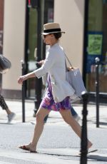 VANESSA PARADIS Out and About in Paris 09/13/2018