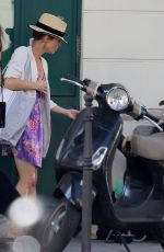 VANESSA PARADIS Out and About in Paris 09/13/2018